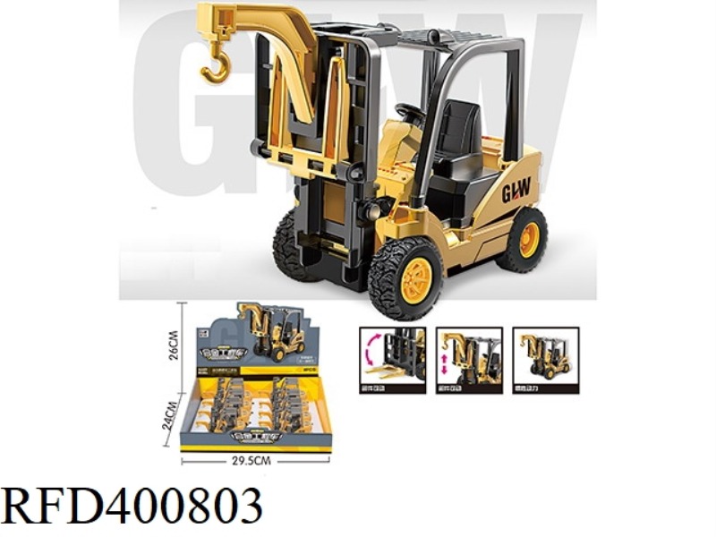 ALLOY FORKLIFT 8PCS