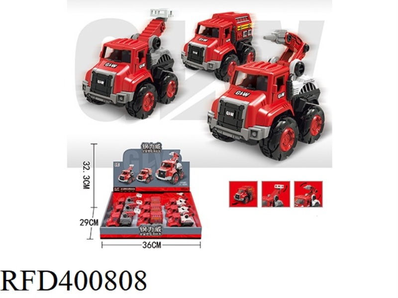 ALLOY ENGINEERING VEHICLE MIXED 9PCS