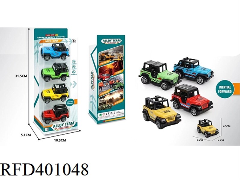 JEEP ALLOY PULL BACK CAR