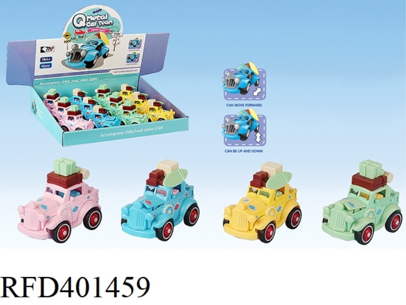 INERTIAL BARBIE CLASSIC CAR ALLOY 12PCS