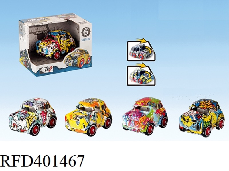 INERTIAL GRAFFITI MINI ALLOY CAR