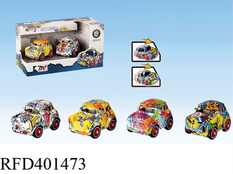 INERTIAL GRAFFITI MINI ALLOY CAR