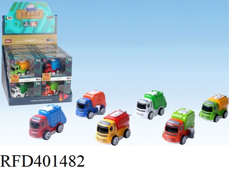 INERTIAL ALLOY SANITATION VEHICLE 12PCS