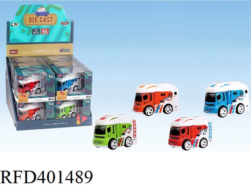 INERTIAL ALLOY CAR 12PCS