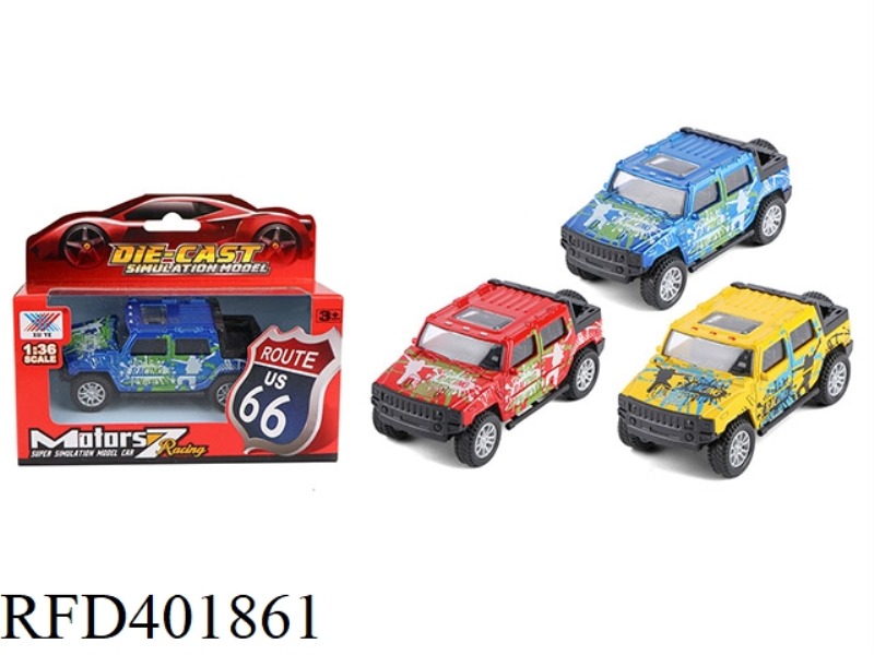 1:36 ALLOY PULL BACK CAR MODEL (1 SET)