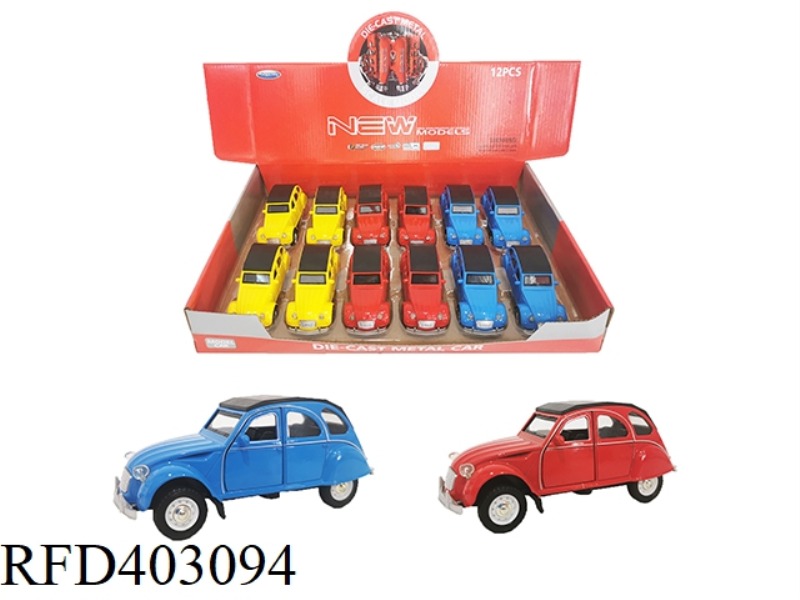 1:36 CITROEN 2VC ALLOY CAR 12PCS