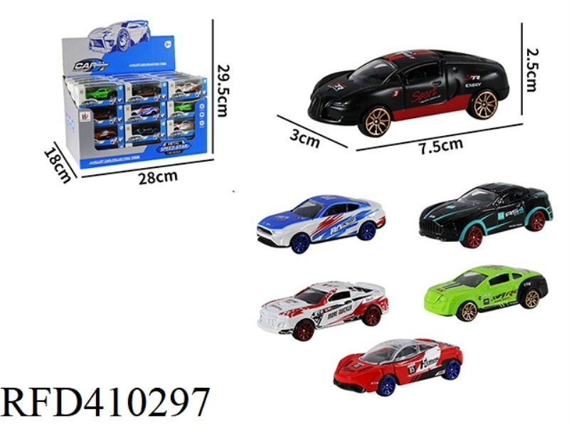 1:64 ALLOY SCOOTER RACING SERIES 48PCS
