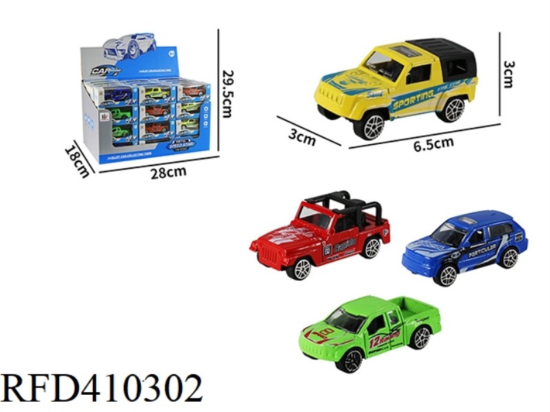 1:64 ALLOY SCOOTER RACING SERIES 48PCS