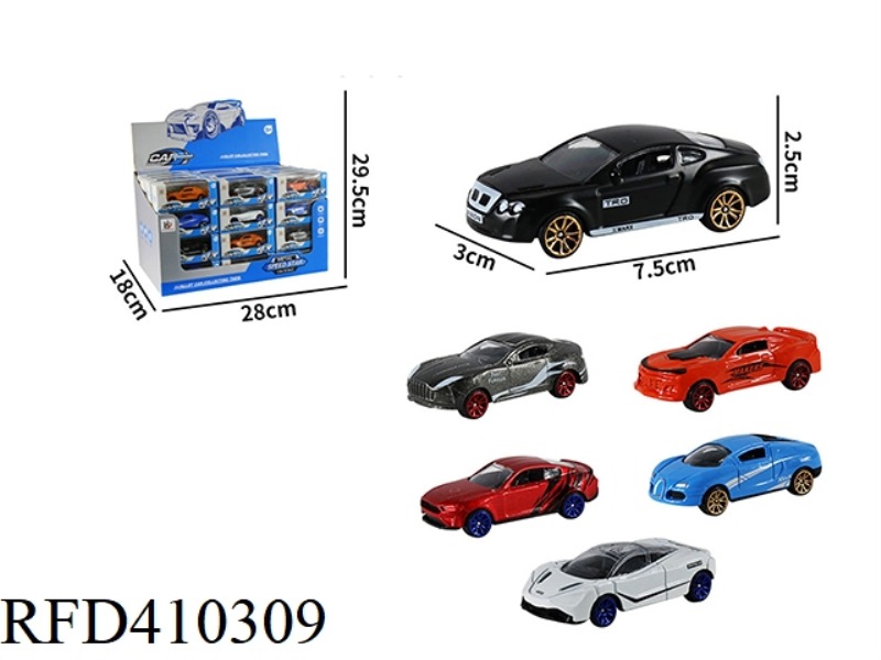1:64 ALLOY SCOOTER ANTI-TRUE SERIES 48PCS