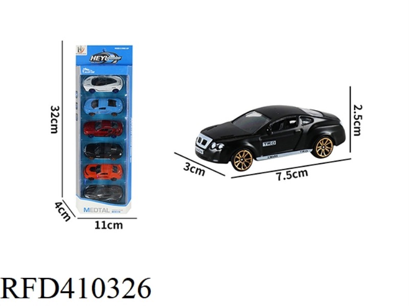 1:64 ALLOY SCOOTER ANTI-TRUE SERIES 6 PACK
