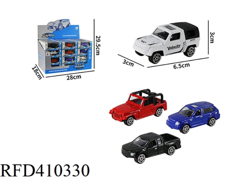 1:64 ALLOY SCOOTER ANTI-TRUE SERIES 48PCS