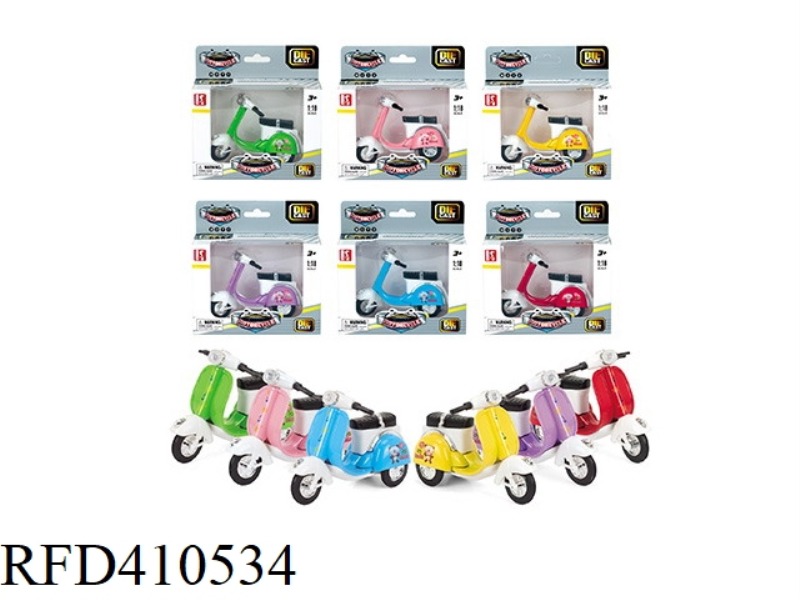 1:18 PULL BACK LITTLE SHEEP MOTORCYCLE