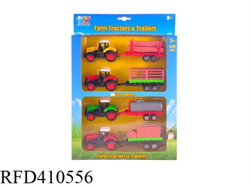 ALLOY FARMER CAR SET