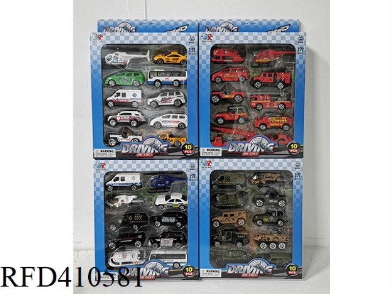 1:64 SCOOTER PACK OF TEN