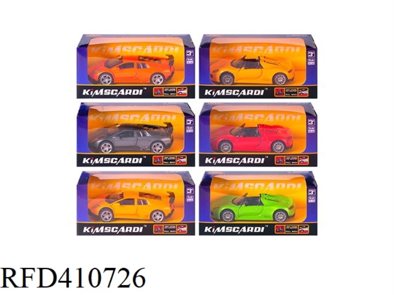 1:32 ALLOY PULL BACK SIMULATION SPORTS CAR