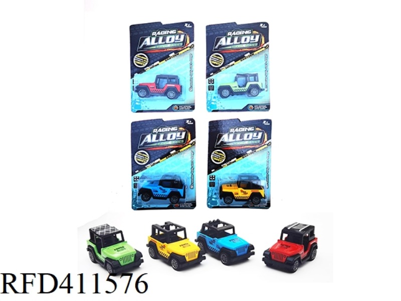 FOUR ALLOY PULL BACK OFF-ROAD VEHICLES