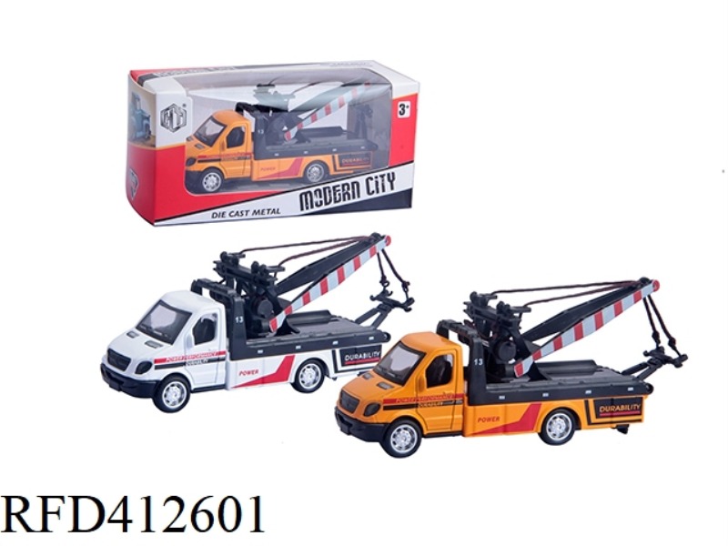 1:38 ALLOY PULL BACK BENZ CRANE
