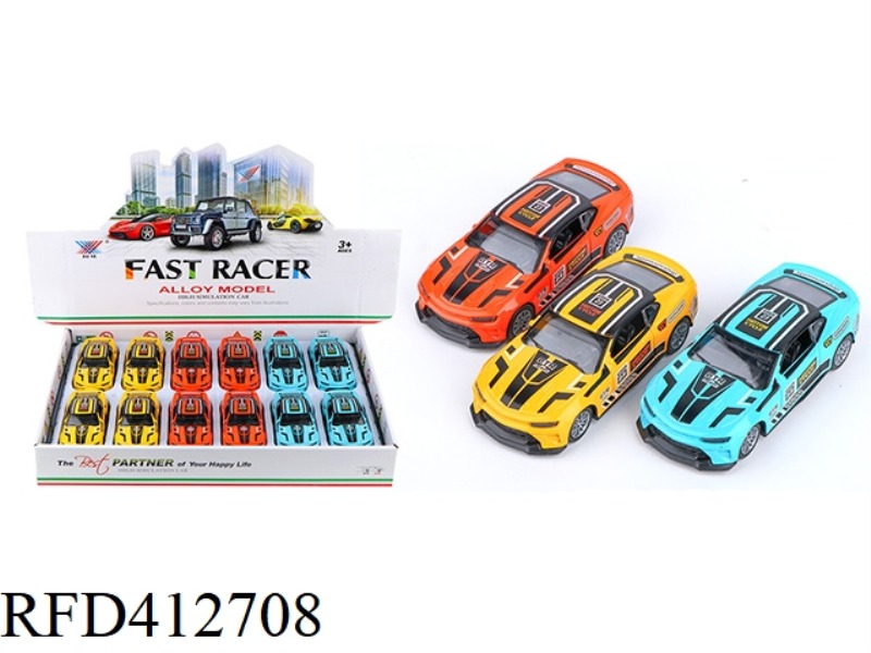 1:36 ALLOY PULL BACK CAR MODEL (12 PCS)