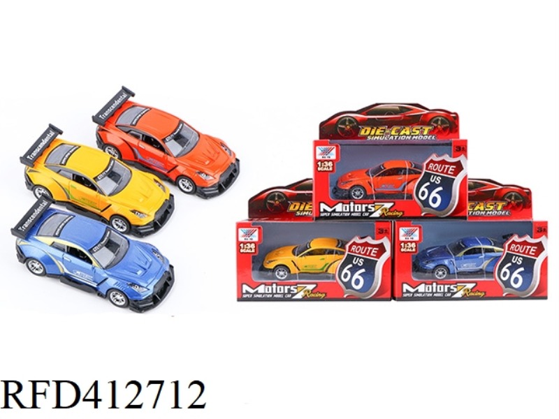 1:36 ALLOY PULL BACK CAR MODEL (1 SET)