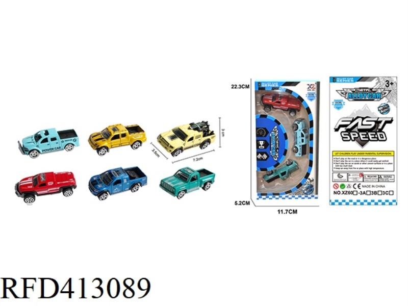 SLIDING ALLOY PICKUP TRUCK