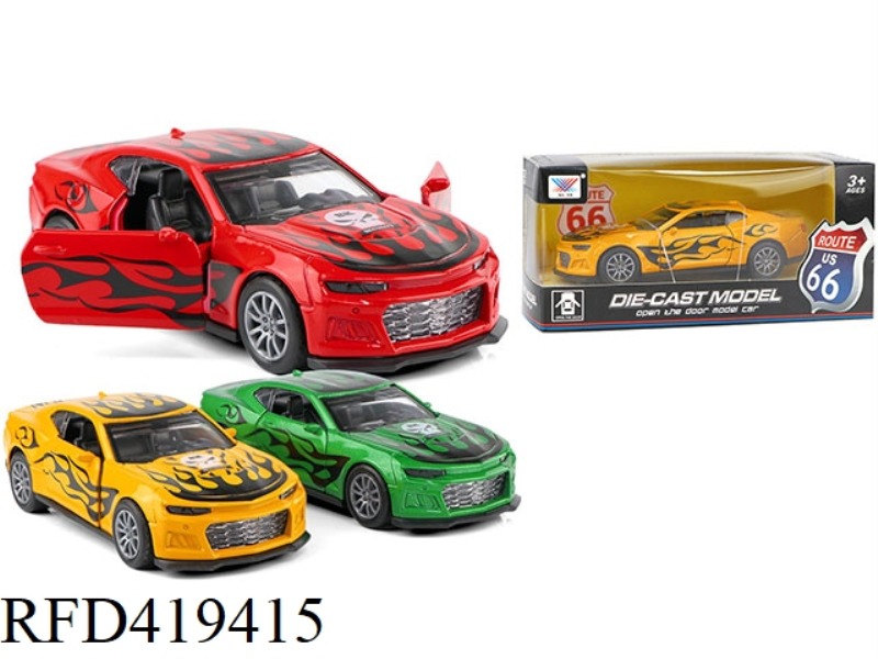 1:32 ALLOY PULL BACK CAR MODEL TO OPEN THE DOOR (1 PACK)