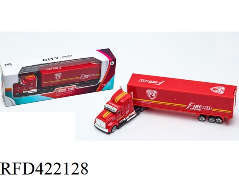 ALLOY AMERICAN CAR HEAD FIRE-FIGHTING THEME VAN