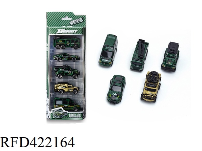 1:64 ALLOY MILITARY SUIT (5 PIECES)