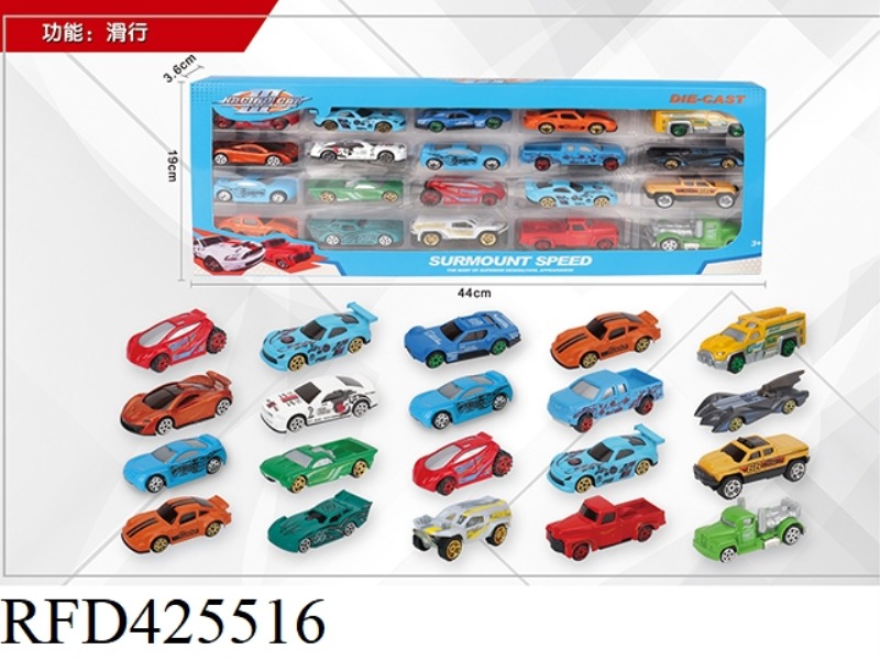 1:64 20 SLIDING ALLOY CARS