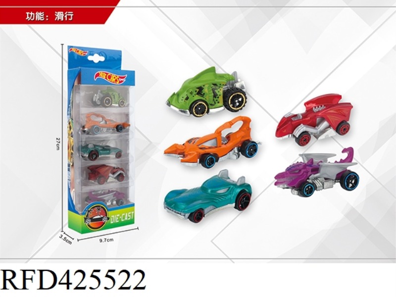 5 1:64 ALLOY CARS