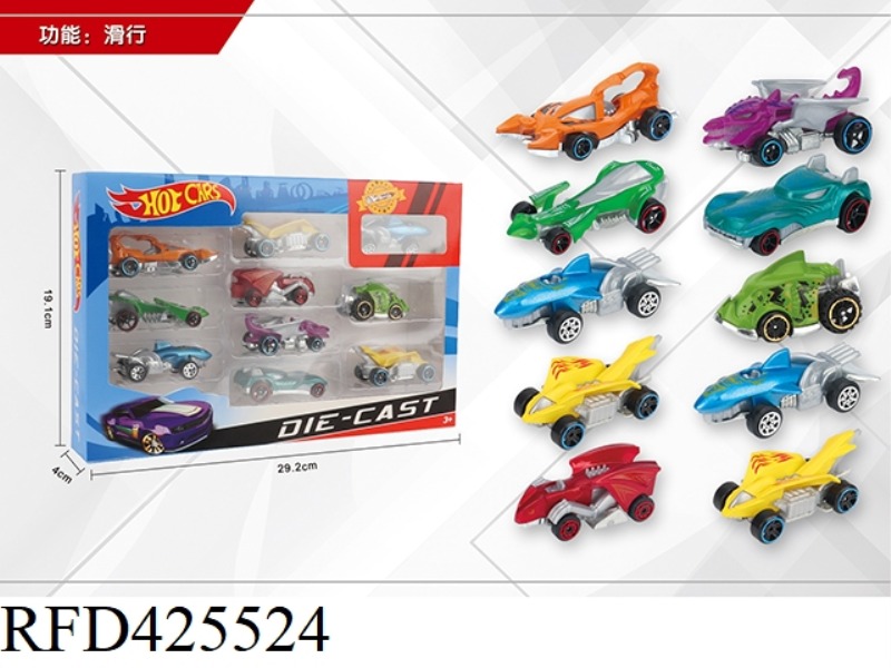 10 1:64 ALLOY CARS