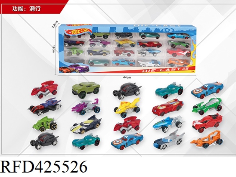 20 1:64 ALLOY CARS