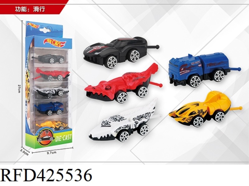 5 1:64 ALLOY CARS