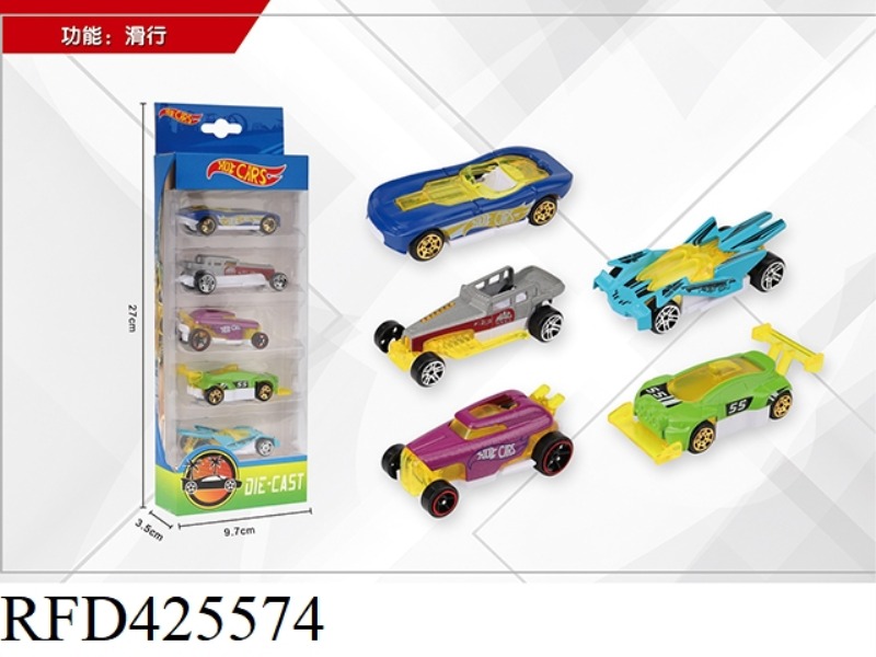 5 1:64 ALLOY CARS