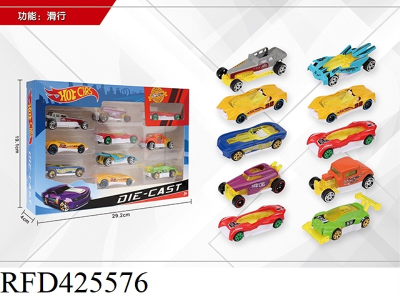 10 1:64 ALLOY CARS