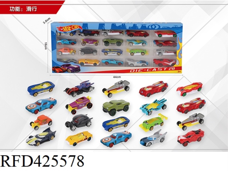 20 1:64 ALLOY CARS