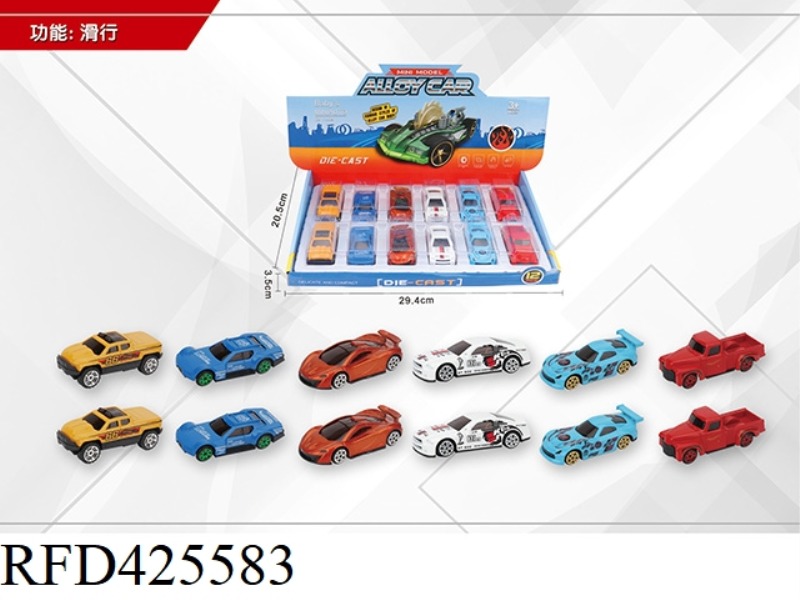 1:64 12 ALLOY SCOOTERS
