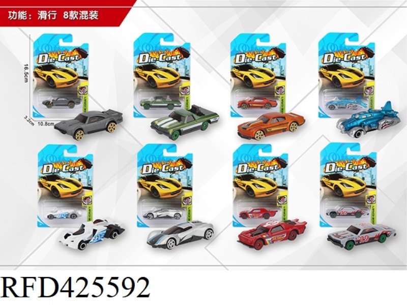 1:64 SLIDING ALLOY CAR