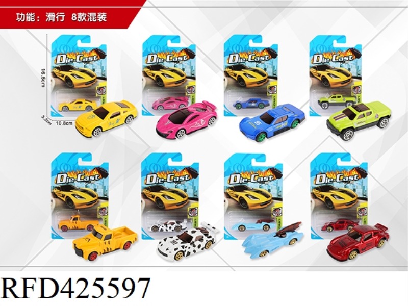 1:64 SLIDING ALLOY CAR