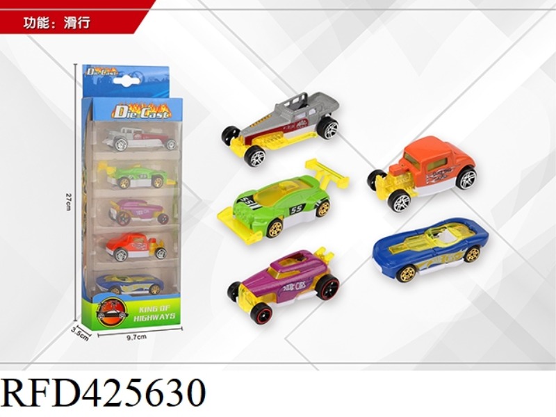 1:64 5 SLIDING ALLOY CARS