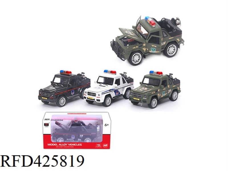 MERCEDES-BENZ G500 CLASSIC POLICE CAR (LIGHT/MUSIC)