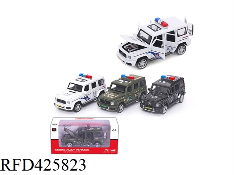 MERCEDES-BENZ G63 CLASSIC POLICE CAR (LIGHT/MUSIC)