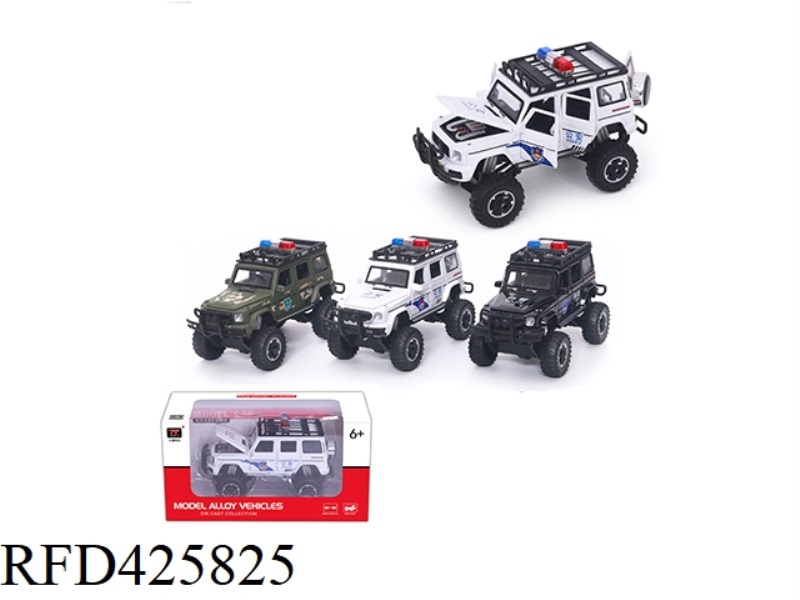 MERCEDES-BENZ G63 BIGFOOT POLICE CAR (INERTIA) (LIGHT/MUSIC)