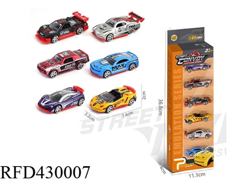 ALLOY SLIDING SUPER RUNNING 6 PACK