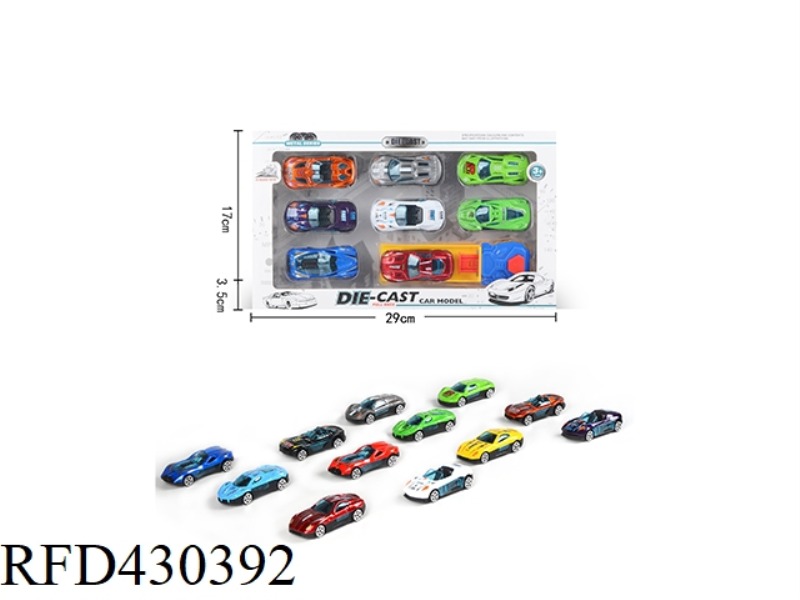 ALLOY SPORTS CAR WITH CATAPULT