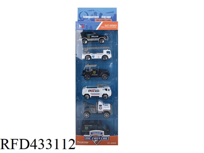 1:64 ALLOY TAXI COP