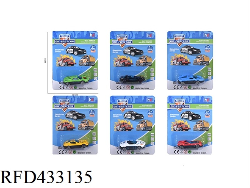1:64 SLIDING ALLOY CAR