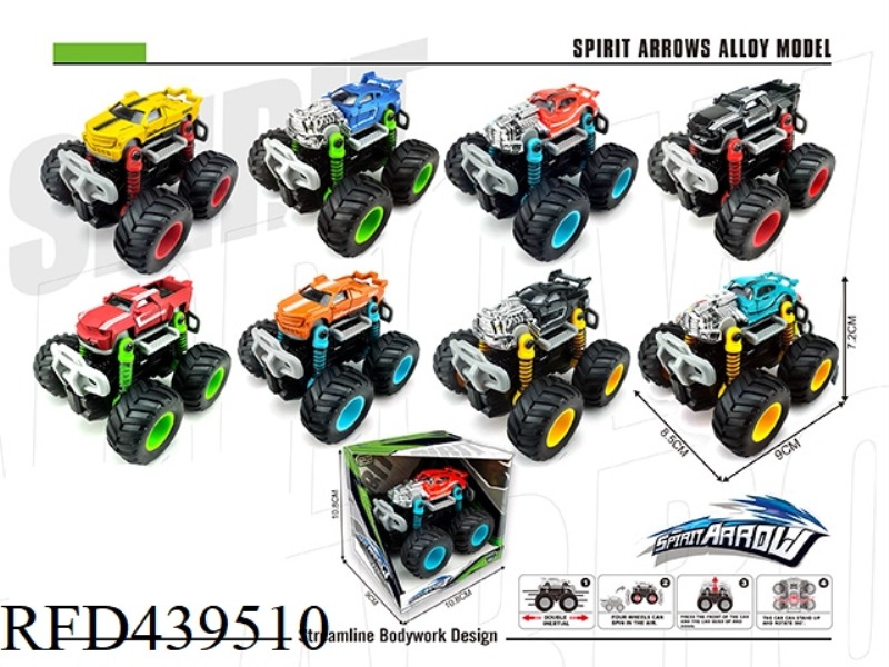 ALLOY DUAL INERTIA OFF-ROAD SIMULATION VEHICLE