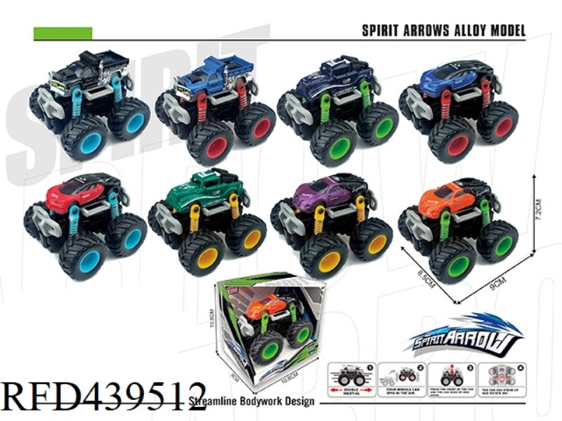 ALLOY DUAL INERTIA OFF-ROAD SIMULATION VEHICLE