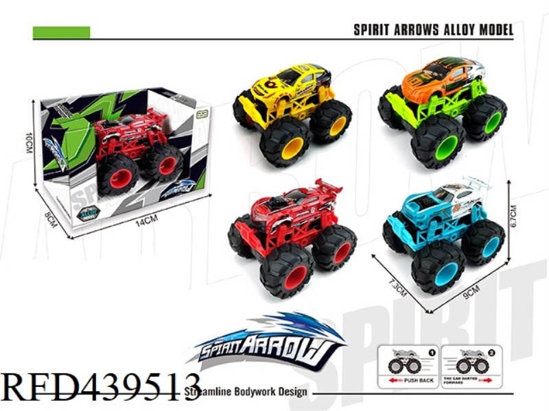 ALLOY PULL BACK OFF-ROAD RACING