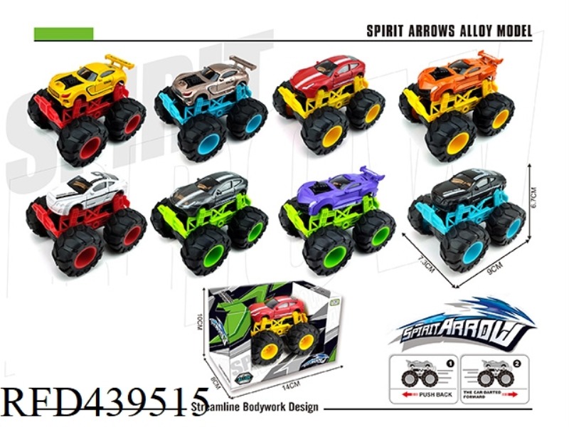 ALLOY PULL BACK OFF-ROAD SIMULATION CAR